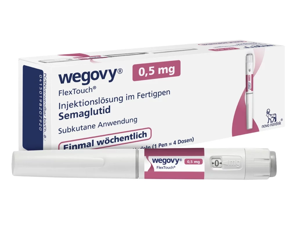 wegovy 0,5mg packung the body clinic